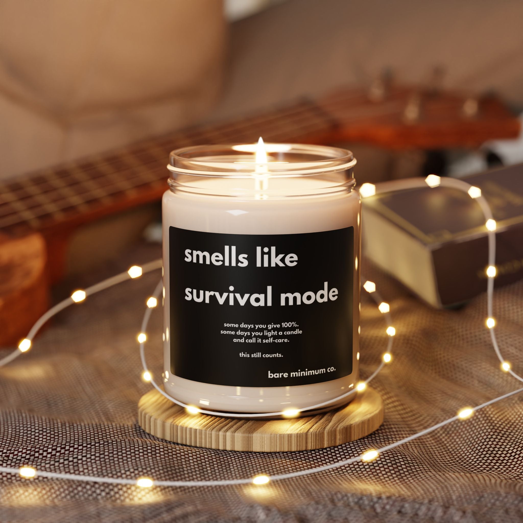 Smells like Survival Mode Candle | Bare Minimum Co.