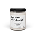 Light When Overwhelmed Candle | Bare Minimum Co.