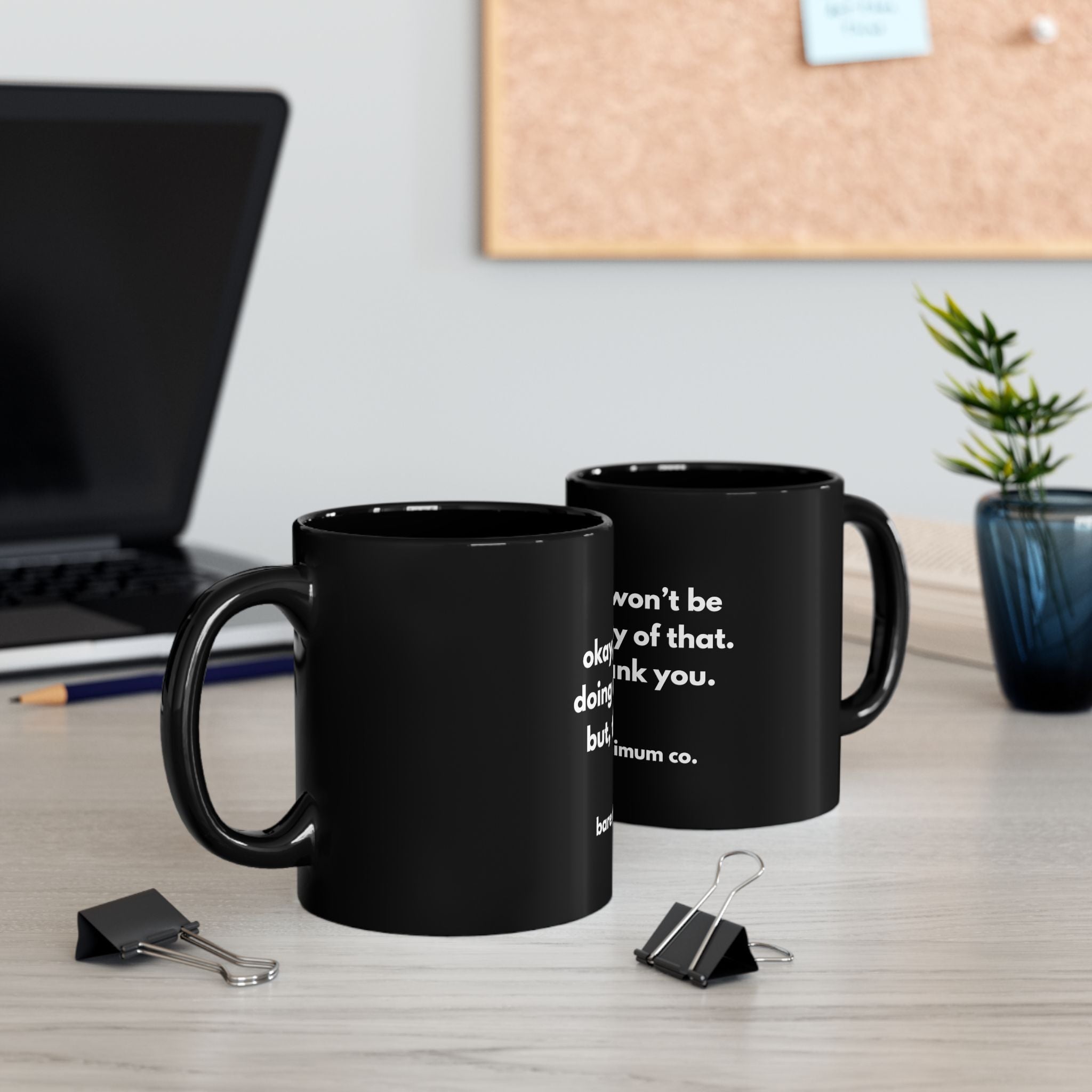Won't Be Doing Any of That Mug | Bare Minimum Co.