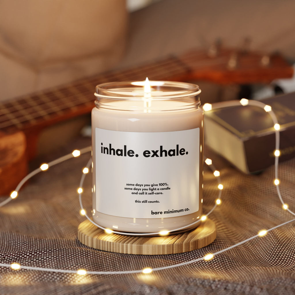 Inhale Exhale Candle | Bare Minimum Co.