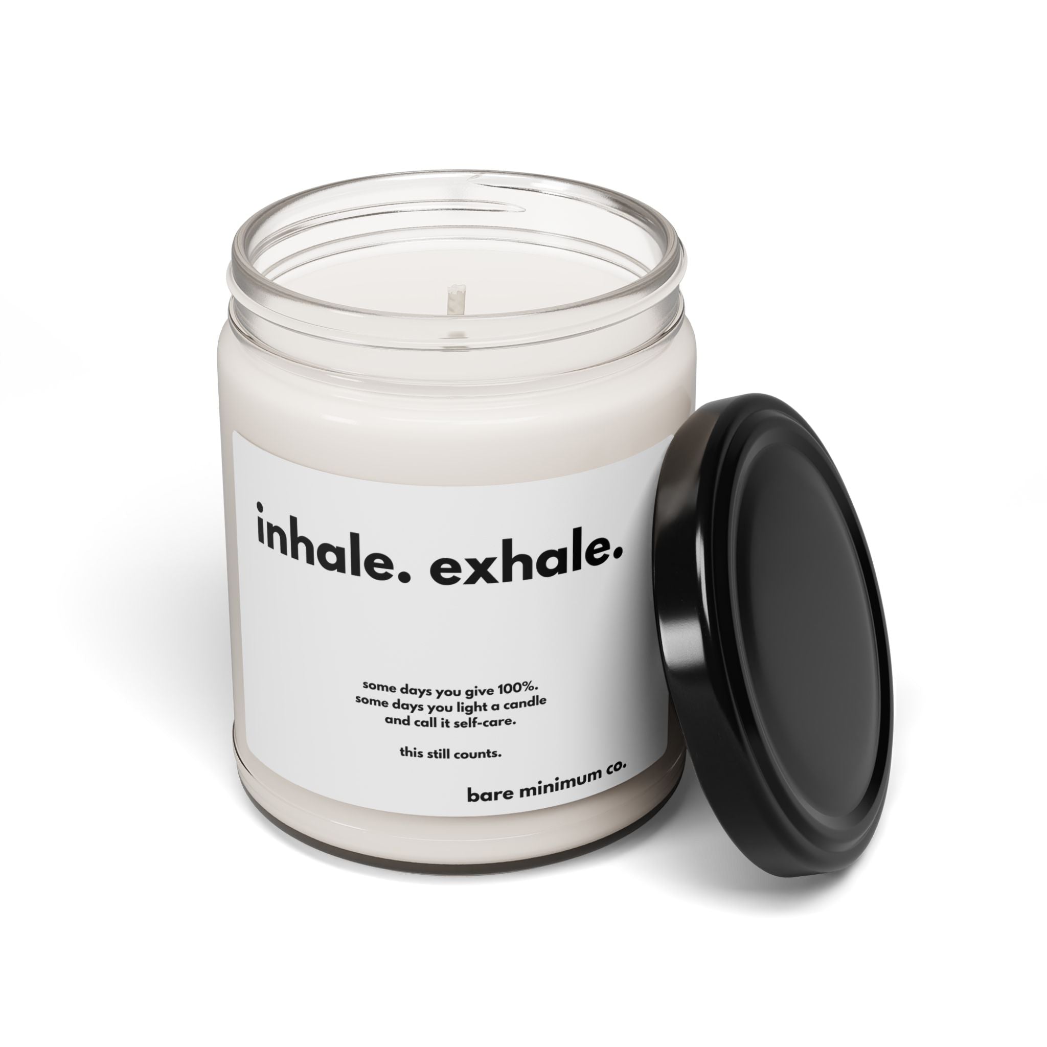 Inhale Exhale Candle | Bare Minimum Co.