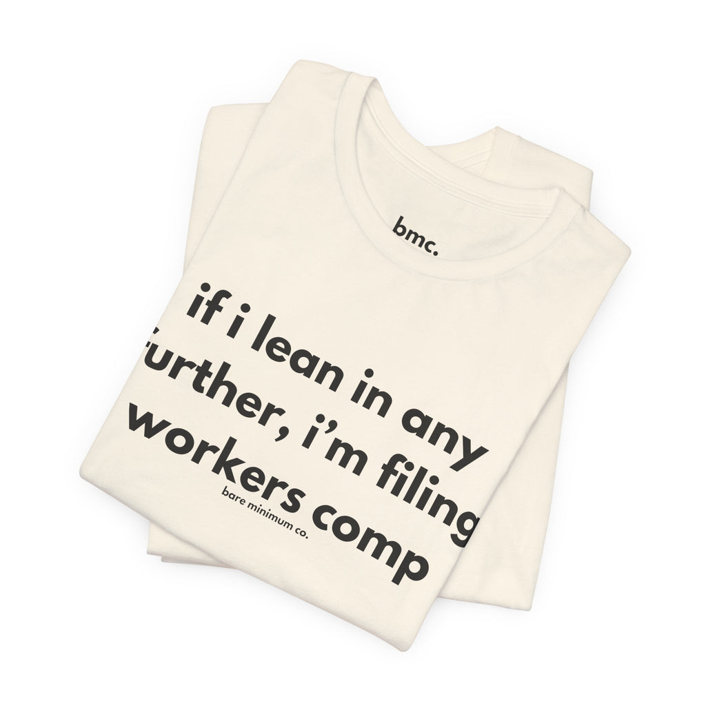 Lean In Tee | Bare Minimum Co.