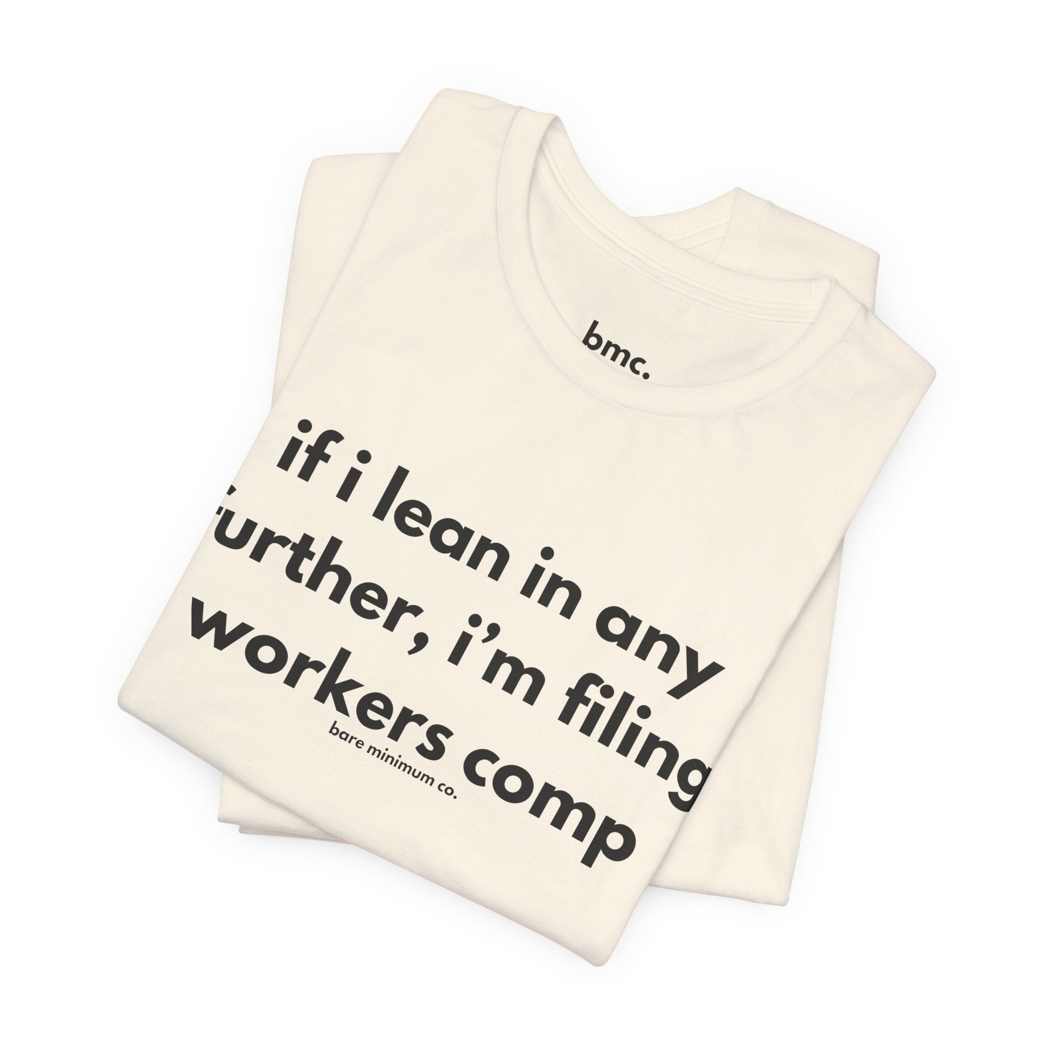 Lean In Tee | Bare Minimum Co.