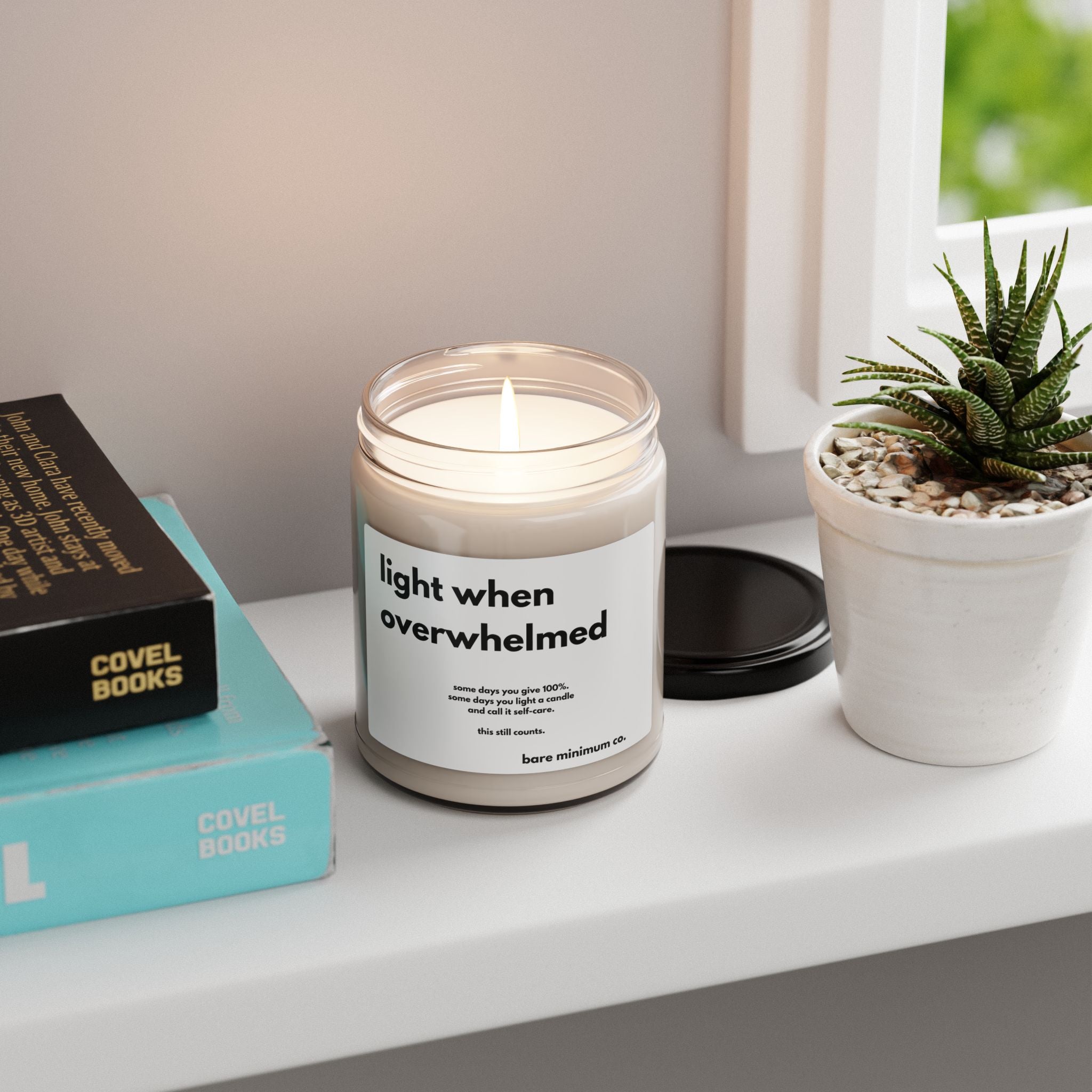 Light When Overwhelmed Candle | Bare Minimum Co.
