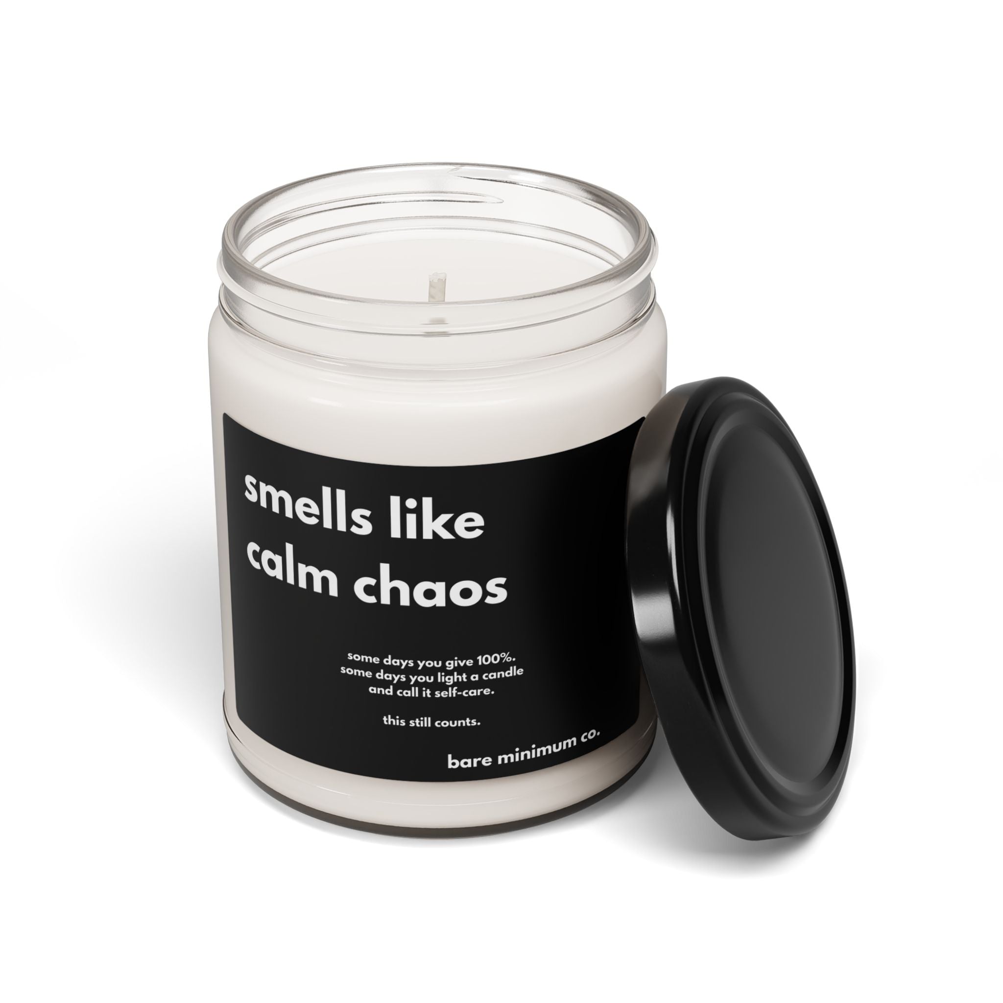 Smells Like Calm Chaos Candle | Bare Minimum Co.