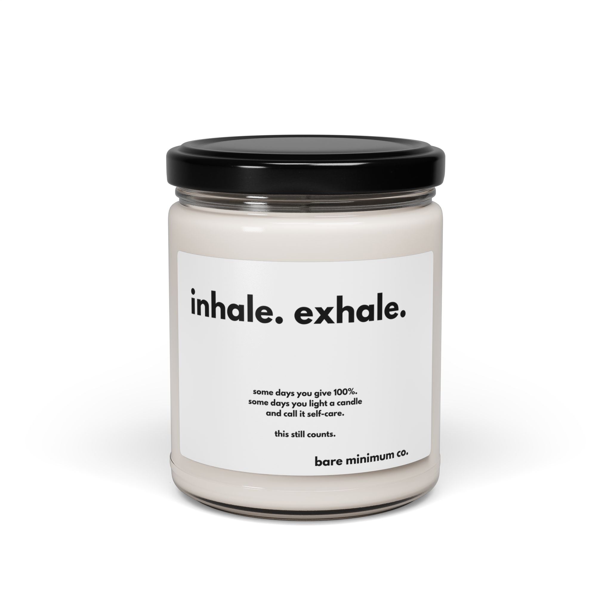 Inhale Exhale Candle | Bare Minimum Co.