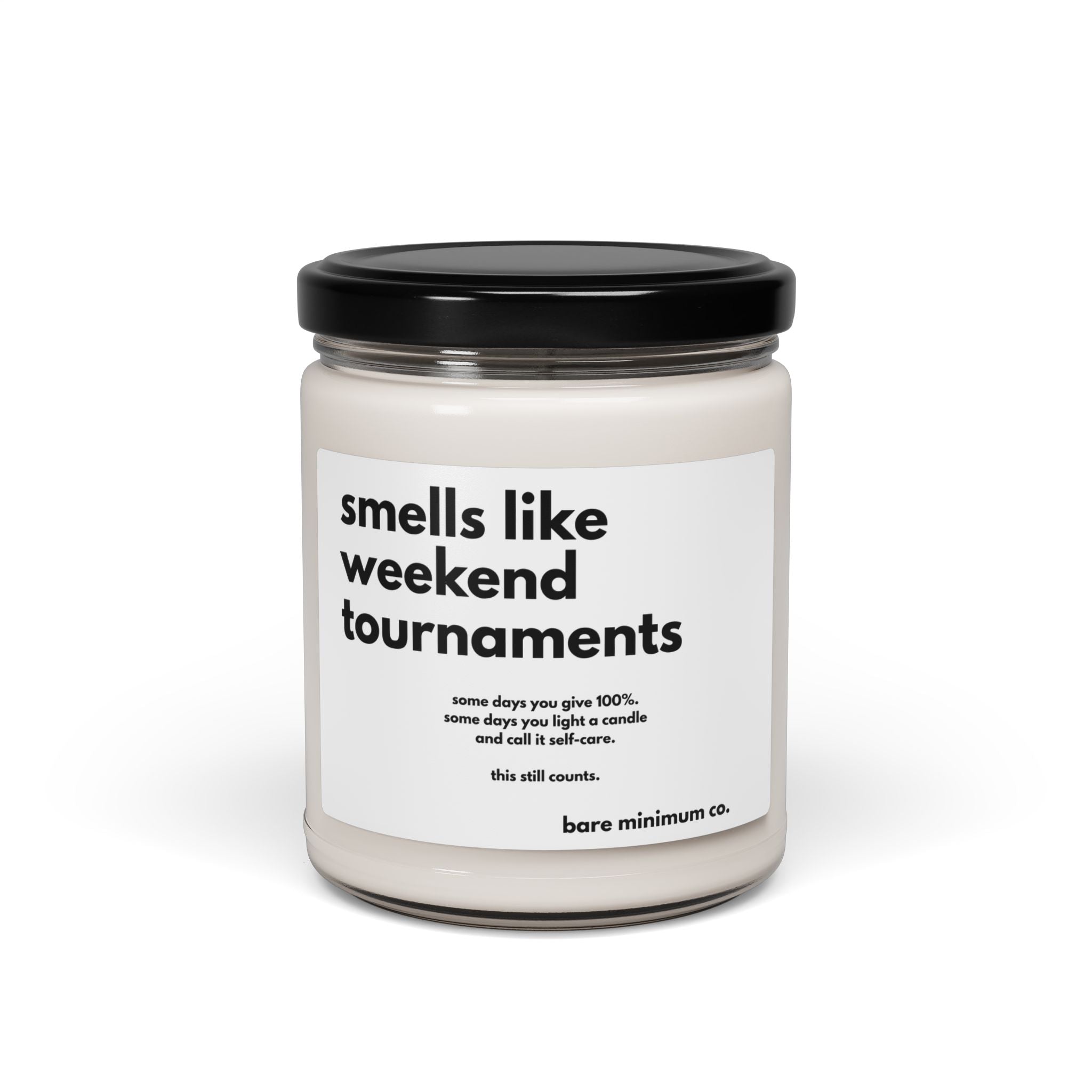 Smells Like Weekend Tournaments Candle | Bare Minimum Co.