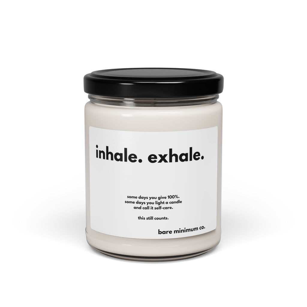 Inhale Exhale Candle | Bare Minimum Co.