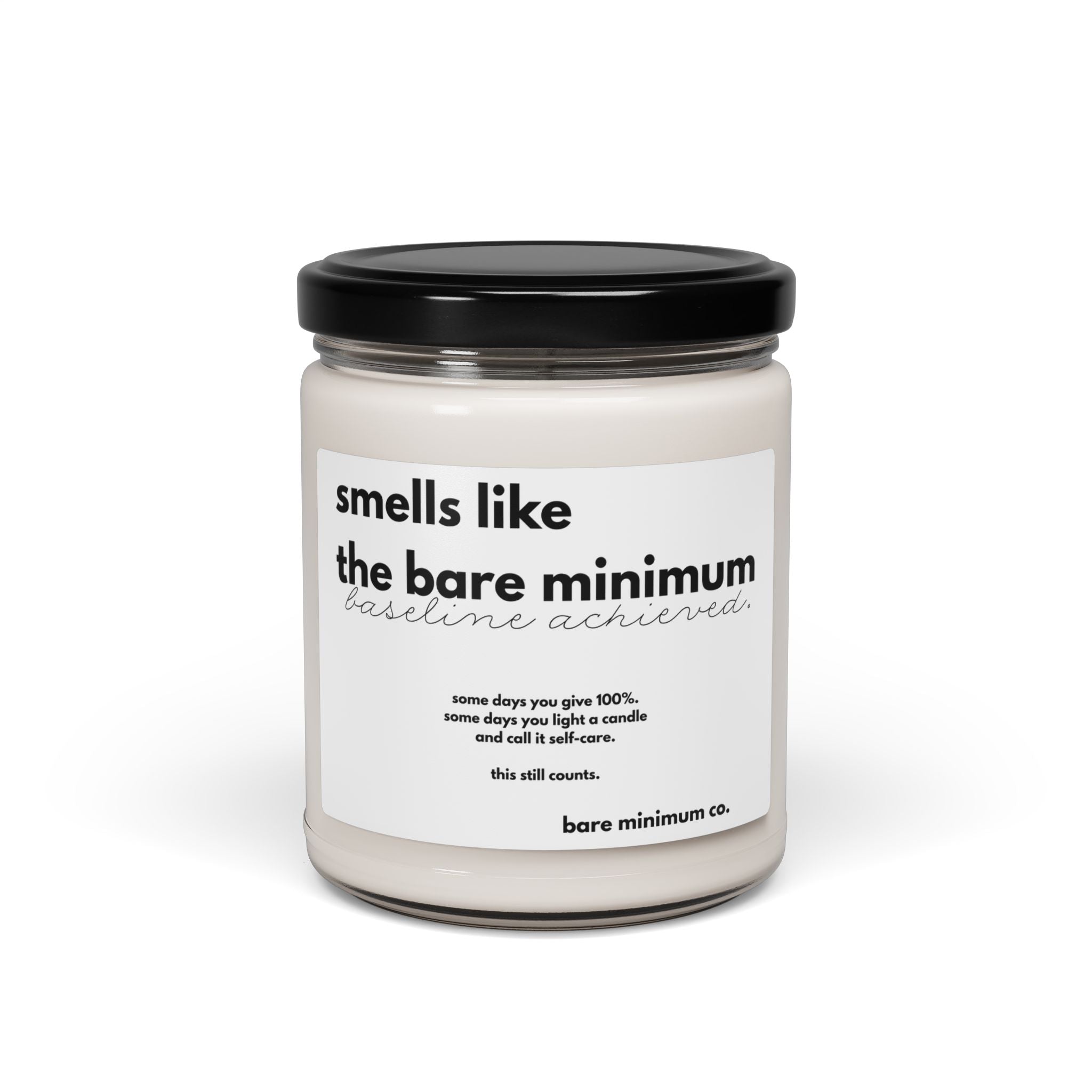 Smells Like The Bare Minimum Candle | Bare Minimum Co.