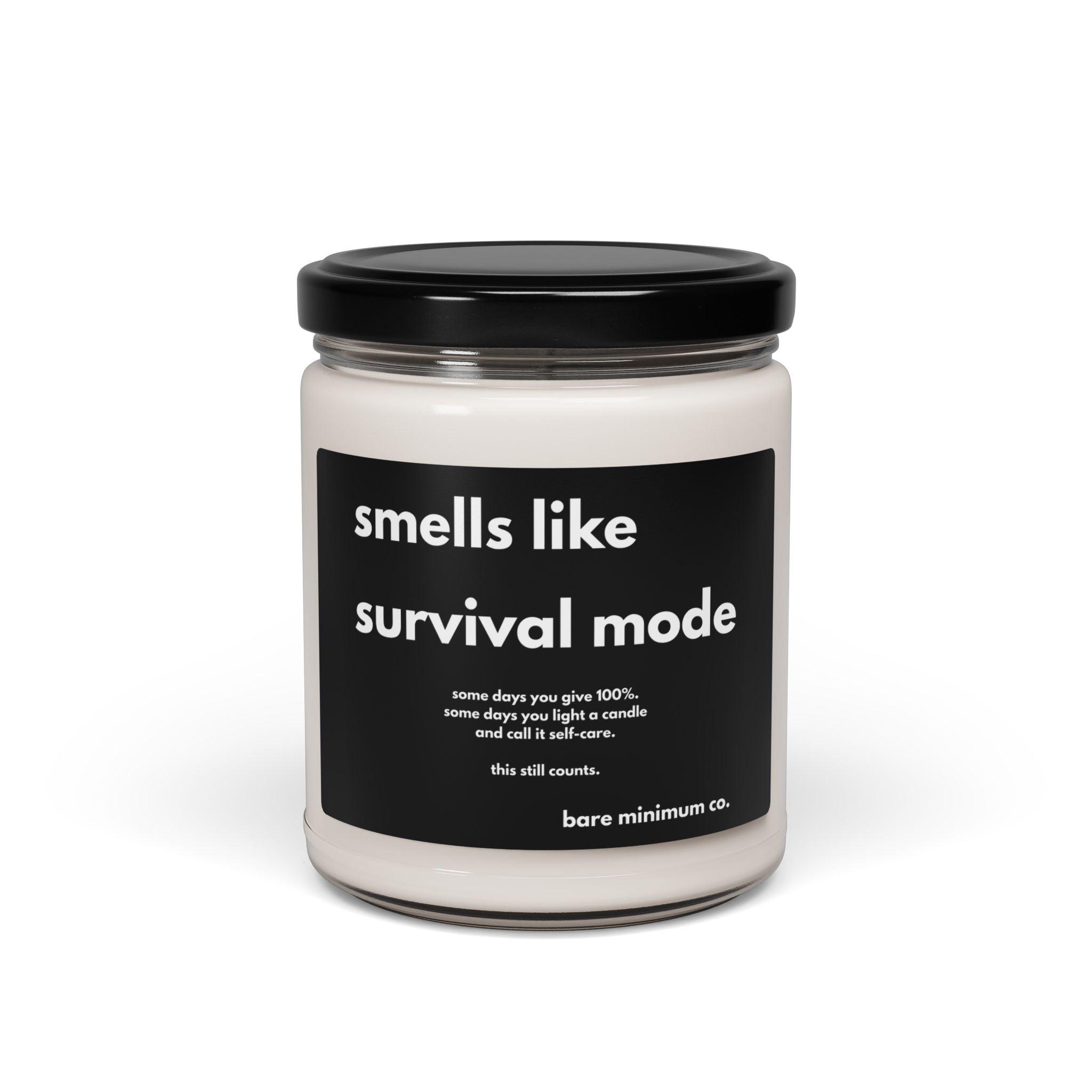 Smells like Survival Mode Candle | Bare Minimum Co.
